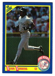 1990 Score Deion Sanders Rookie Baseball Card Yankees