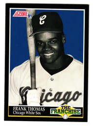 1991 Score Frank Thomas The Franchise Baseball Card White Sox
