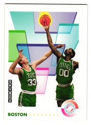 1992 Skybox Larry Bird / Robert Parish Basketball Card Celtics
