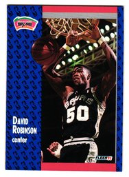1991 Fleer David Robinson Basketball Card Spurs