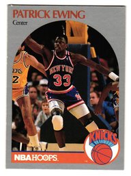 1990 NBA Hoops Patrick Ewing Basketball Card Knicks