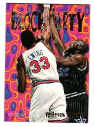1995 Skybox Patrick Ewing Block Party Insert Basketball Card Knicks