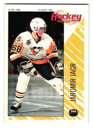 1992 Panini Jaromir Jagr Hockey Stickers Penguins
