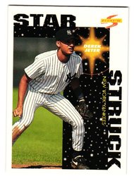 1996 Score Derek Jeter Star Struck Baseball Card Yankees