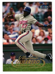 1998 Fleer Tradition Vladimir Guerrero Baseball Card Expos