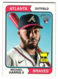 2023 Topps Heritage Michael Harris II Rookie Baseball Card Braves