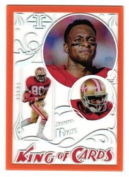 2022 Panini Illusions Jerry Rice King Of Cards Insert Football Card 49ers