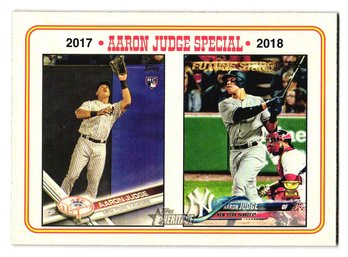 2023 Topps Heritage Aaron Judge Special Baseball Card Yankees #2