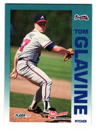 1992 Fleer 7-11 Citgo The Performer Collection Tom Glavine Baseball Card Braves