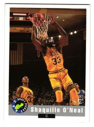 1992 Classic Draft Picks Shaquille O'Neal Rookie Promo Basketball Card Magic