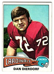 1975 Topps Dan Dierdorf Football Card Cardinals