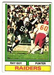 1974 Topps Ray Guy Football Card Raiders