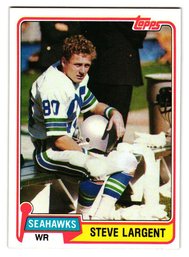 1981 Topps Steve Largent Football Card Seahawks