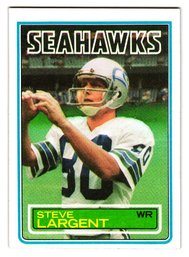 1983 Topps Steve Largent Football Card Seahawks