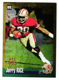 1994 Score Jerry Rice Gold Zone Football Card 49ers