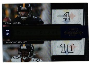 2006 Donruss Playoff Contenders #'D /1000 Santonio Holmes / Jacobs Rookie Draft Class Football Card Steelers