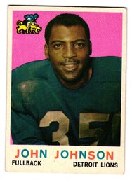 1959 Topps John Johnson Football Card Lions