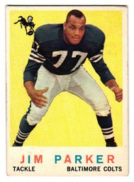 1959 Topps Jim Parker Football Card Colts