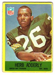 1967 Philadelphia Herb Adderly Football Card Packers