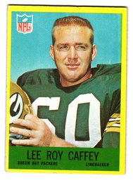 1967 Philadelphia Lee Roy Caffey Football Card Packers