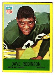 1967 Philadelphia Dave Robinson Football Card Packers