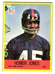 1967 Philadelphia Homer Jones Football Card Giants