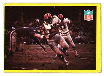 1967 Philadelphia Football Card Falcons Vs. Giants