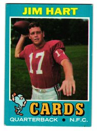 1971 Topps Jim Hart Football Card Cardinals