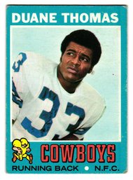 1971 Topps Duane Thomas Rookie Football Card Cowboys