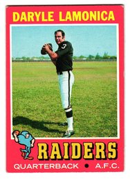 1971 Topps Daryle Lamonica Football Card Raiders