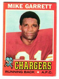 1971 Topps Mike Garrett Football Card Chiefs