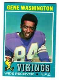 1971 Topps Gene Washington Football Card Vikings