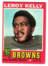 1971 Topps Leroy Kelly Football Card Browns