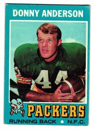 1971 Topps Donny Anderson Football Card Packers
