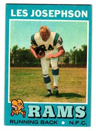 1971 Topps Les Josephson Football Card Rams