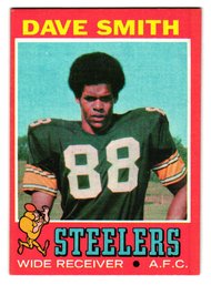 1971 Topps Dave Smith Rookie Football Card Steelers