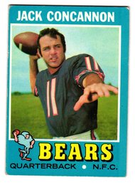 1971 Topps Jack Concannon Football Card Bears