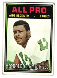 1974 Topps Harold Carmichael Rookie All-Pro Football Card Eagles