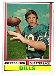 1974 Topps Joe Ferguson Rookie Football Card Bills