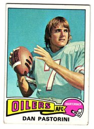 1975 Topps Dan Pastorini Football Card Oilers