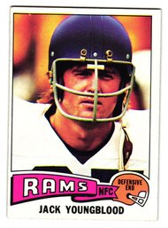1975 Topps Jack Youngblood Football Card Rams