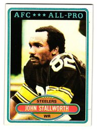 1980 Topps John Stallworth All-Pro Football Card Steelers