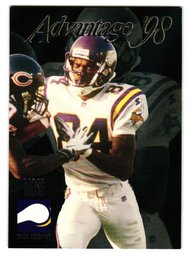 1998 Collector's Edge Advantage Randy Moss Rookie Football Card Vikings