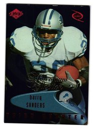1999 Collector's Edge Odessey Red Barry Sanders Millenium Collection Football Card Lions