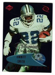 1999 Collector's Edge Odessey Red Emmitt Smith Millenium Collection Football Card Cowboys
