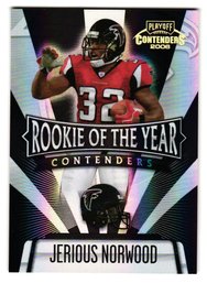 2006 Donruss Playoff Contenders #'D /100 Jerious Norwood Rookie Football Card Falcons
