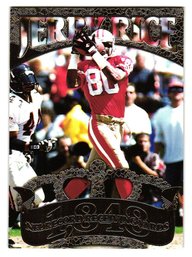 1996 Pacific Dynagon Kings Of The NFL Jerry Rice Football Card 49ers