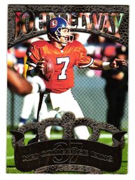 1996 Pacific Dynagon Kings Of The NFL John Elway Football Card Broncos