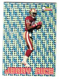 1993 Pacific Jerry Rice Prism Insert Football Card 49ers