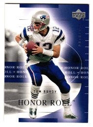 2002 Upper Deck Tom Brady Honor Roll Football Card Patriots